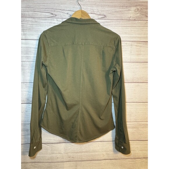 FRANK & EILEEN Olive Green  Barry Lab Button Up Shirt SIZE XS  Soft Cotton - Picture 6 of 10